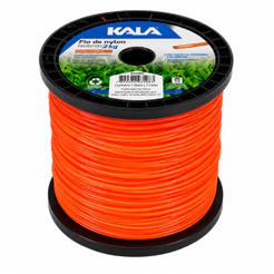 Fio de Nylon Para Roçadeira 3mm 248m 2kg Redondo KALA Alta Resistência