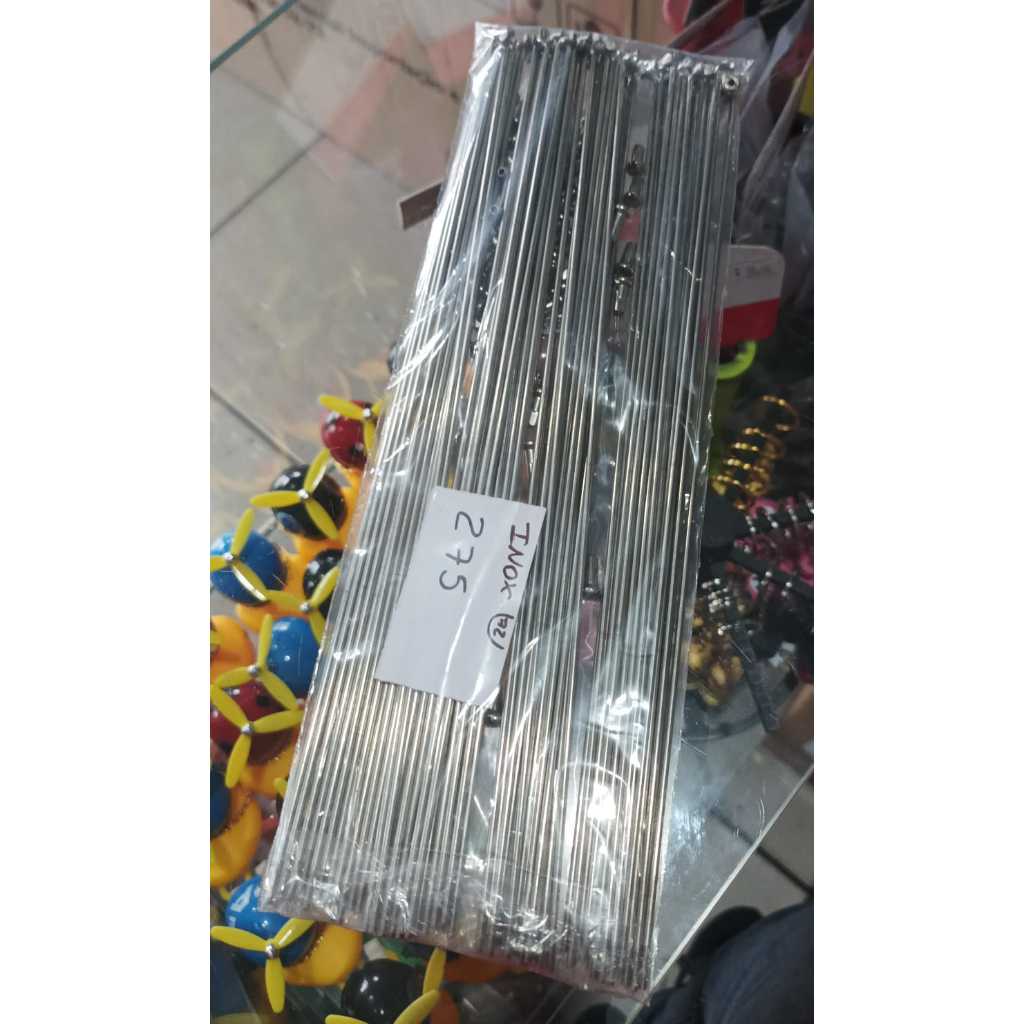 Raio Bicicleta Aro 26 Inox 275 Mm X 2.0m m 72 Raios