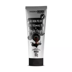 Gel Facial Peel Off Pro Vitamina B5 Argila Negra Dermachem 60g