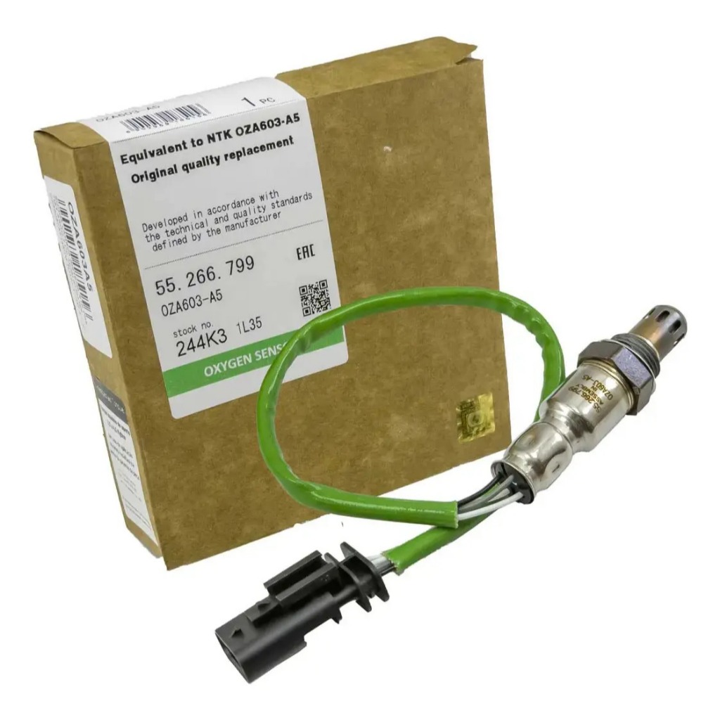 Sonda Lambda Original NTK Fiat Argo, Cronos, Mobi, Strada, Uno 1.0 1.3 2016 à diante - OZA603-A5 / OZA603A5 / 55266799