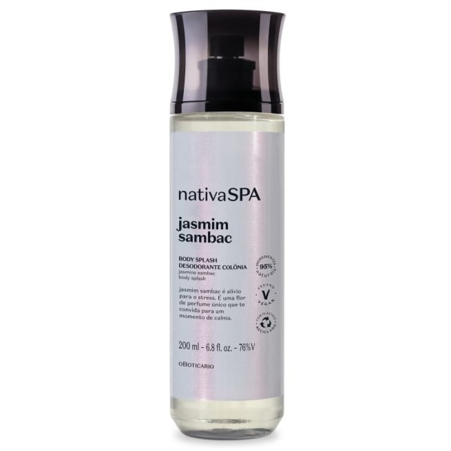 Colônia Body Splash Nativa SPA Jasmim Sambac 200ml O Boticário
