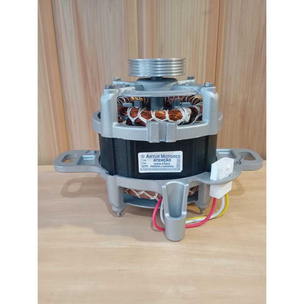 Motor Eletrico Electrolux Lte12 Lt12  127v  Polia Estriada