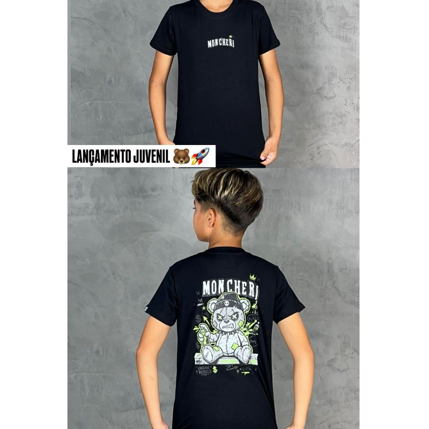 CAMISETA KIDS LONG LINE PREMIUM CRIANÇA ADOLESCENTE 95% ALGODÃO 5% ELASTANO VARIAS CORES
