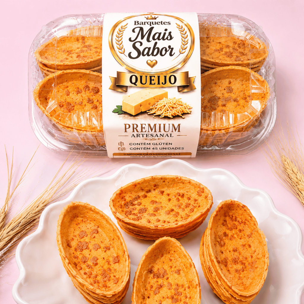 Barquete PREMIUM com muito + mais Queijo Envio imediato