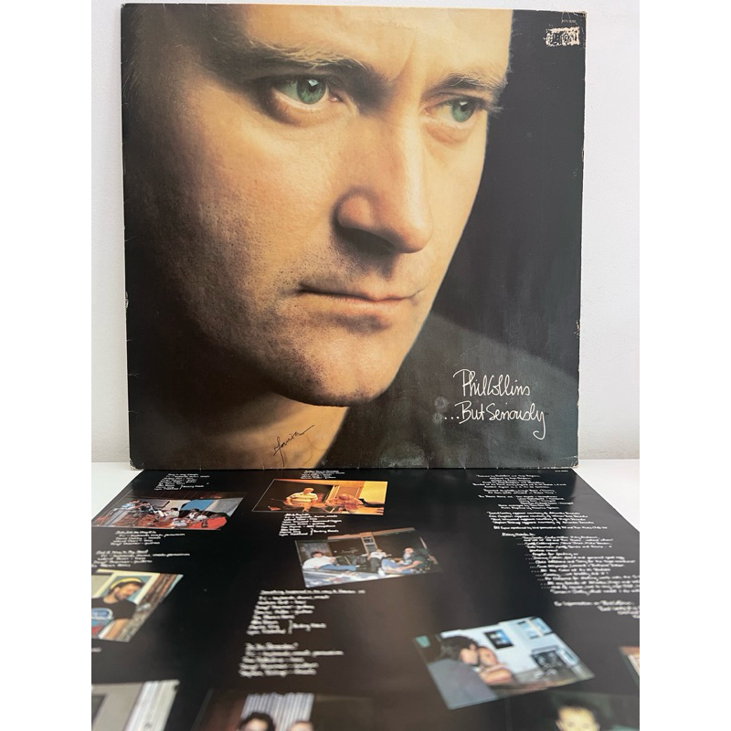 LP VINIL PHIL COLLINS BUT SERIOUSLY COMPLETO 1990.