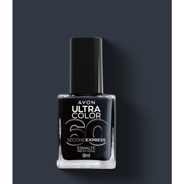 Esmalte Avon Ultra Color 60 Second Express Preto total