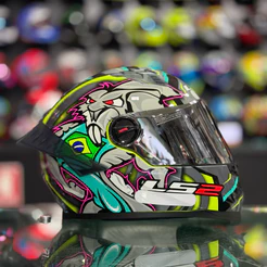 CAPACETE LS2 FF358 PRO ALEX BARROS TITANIUM