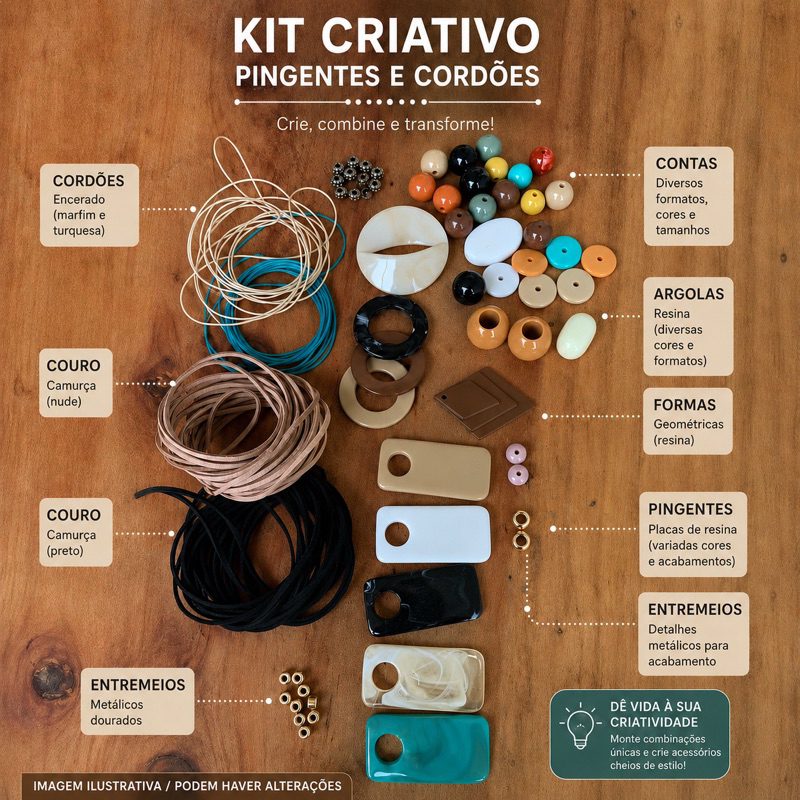 kit montagem criativo - faça você mesmo