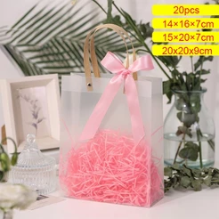 Back Field Kit 20 Bolsa Sacola Transparente Fosca 14*16*7cm/15×20×7cm/20x20x9cm