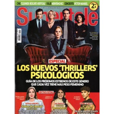 REVISTA SUPERTELE, DE 2026, COM SIMON BAKER, NICOLE KIDMAN, JAMIE LEE CURTIS, BOBBY CANNAVALE E ARIANA DEBOSE NA CAPA.