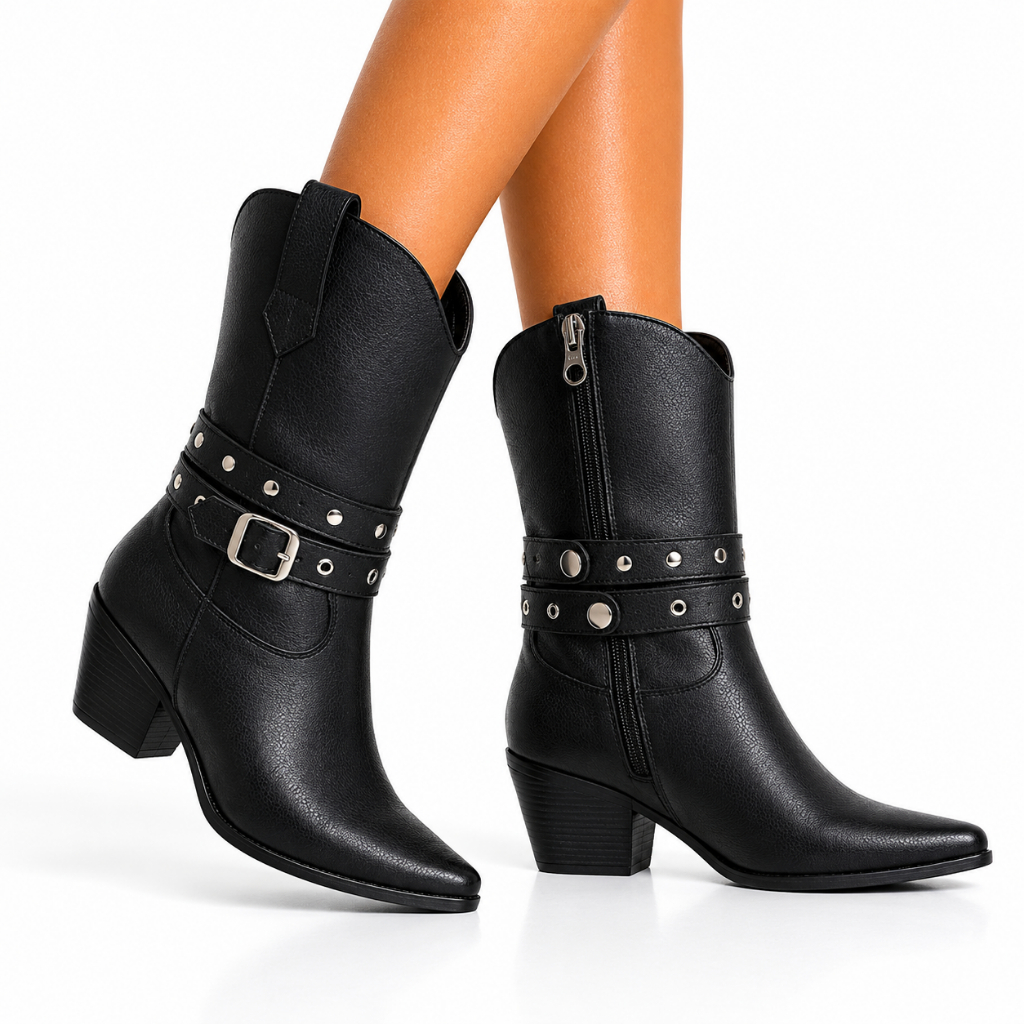 Bota Feminina Texana Bico Fino Cano Baixo Western Rodeio Estilosa ULTIMAS NUMERAÇÕES PROMOÇÃO