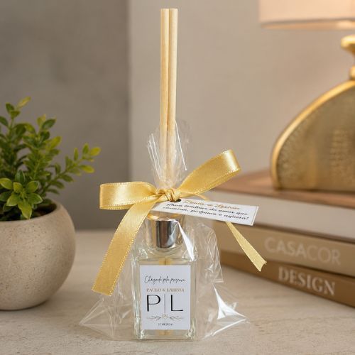 30 Lembrancinha Casamento, Chá de Bebê, Maternidade - Difusor de Ambiente - Personalizado