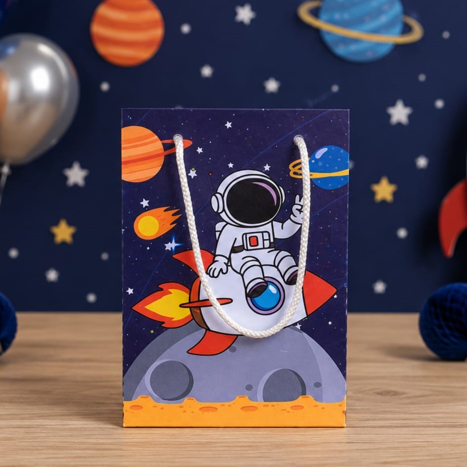 Kit Sacolinhas Personalizadas Festa Astronauta - Monte em casa