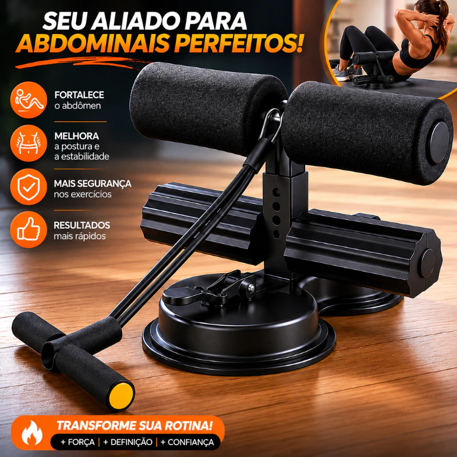 Abdominal Com Ventosa Equipamento Fitness Portátil Para Treino Em Casa Unissex — imagem 1