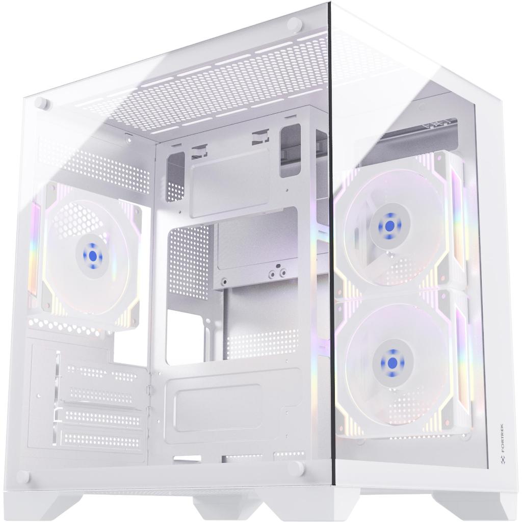 Gabinete Gamer Aerocool Dryft Mini Branco Aquário Vidro Temperado Micro ATX