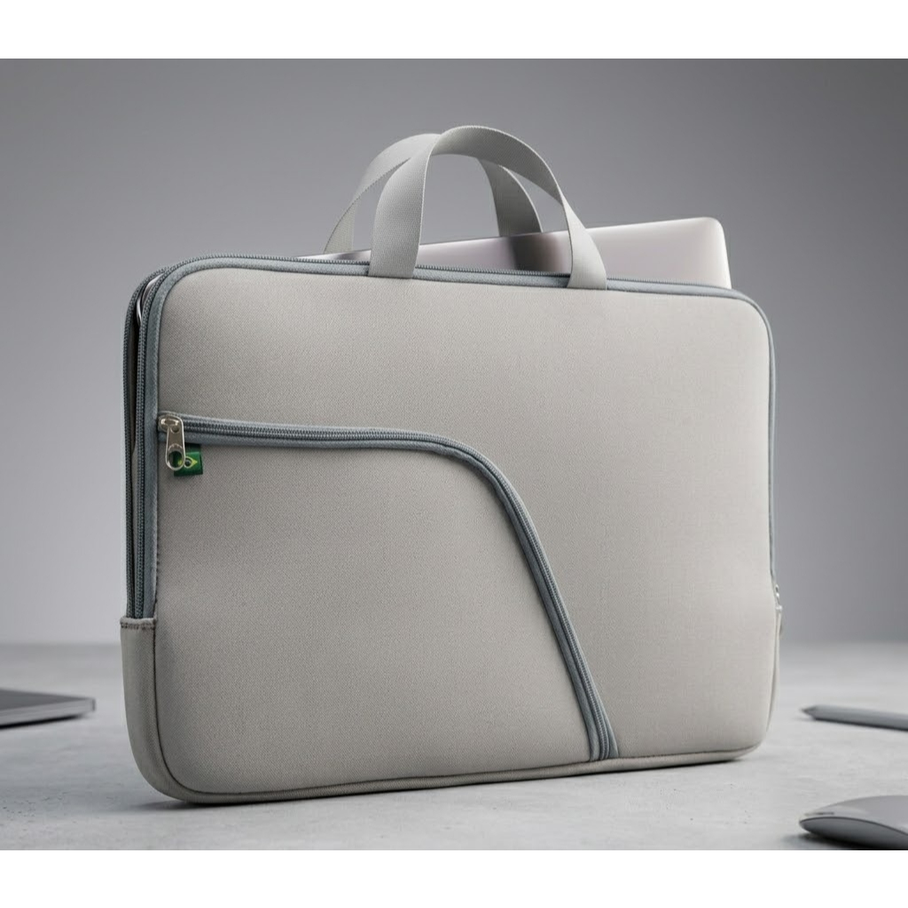Pasta Case para Notebook com Bolso e Alça Externa Capa Resistente e Impermeável