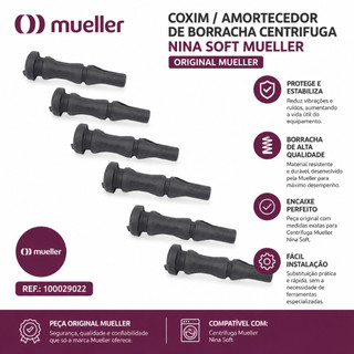 COXIM / AMORTECEDOR DE BORRACHA CENTRIFUGA NINA SOFT ANTIGA MUELLER – ORIGINAL (Ref.: 100029022)