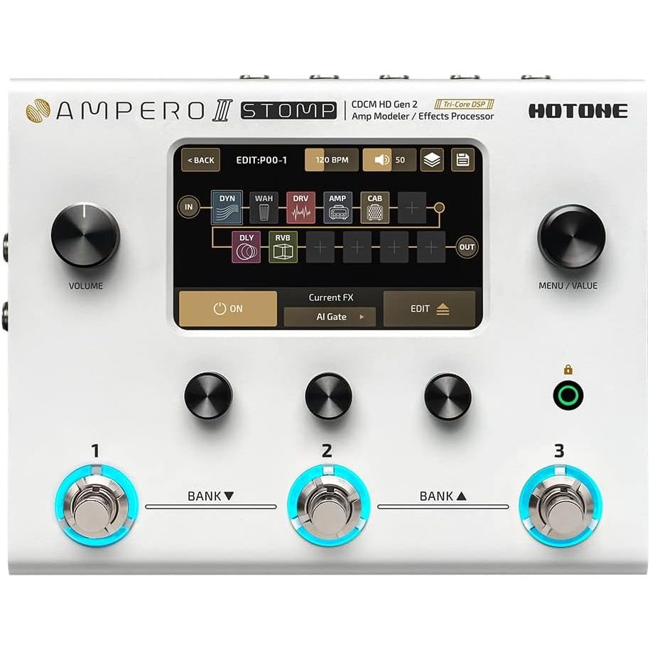 Pedaleira de guitarra Hotone Ampero II Stomp MP-300
