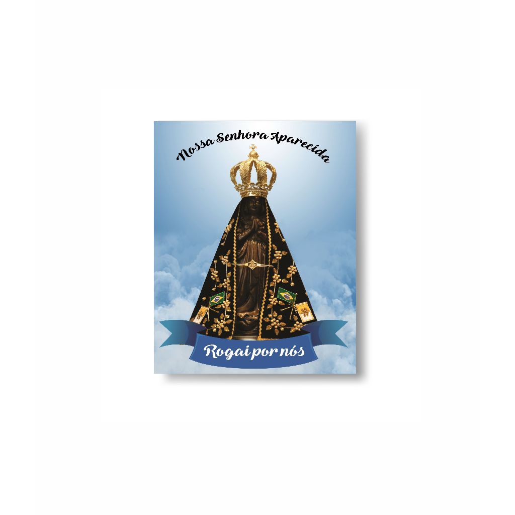 Quadro Decorativo Nossa Senhora de Aparecida Decoração Religiosa Católica 1 Peça