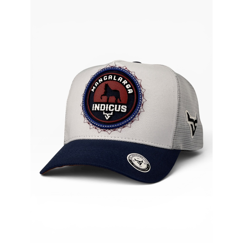 Boné Country Mangalarga Marchador INDICUS Original | Coleção Exclusiva Cavalo | Trucker Tela | Agro Rodeio Sertanejo