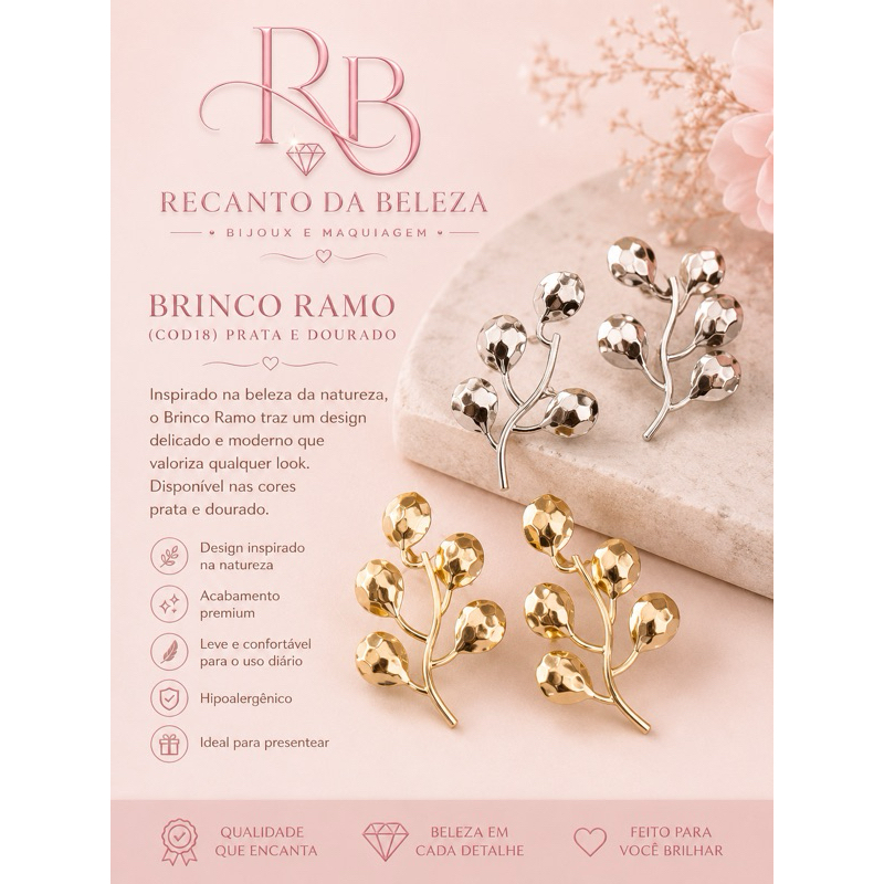 Brinco Ramo ( cod18)