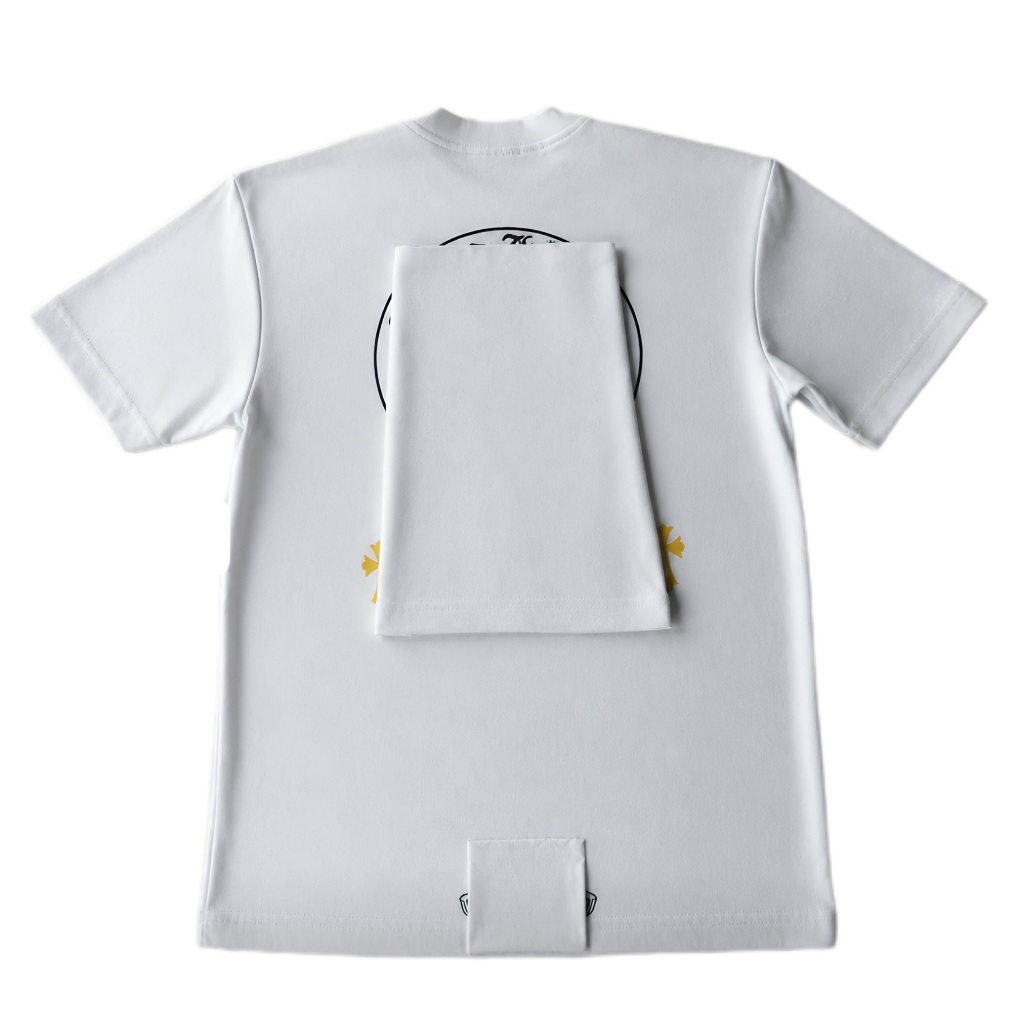 Camiseta streetwear cruz colorida gótico estilo hype