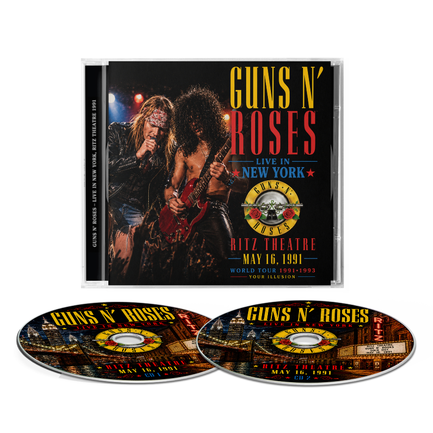 GUNS N' ROSES - Live in New York, Ritz Theatre 1991 2CD (FAN-MADE)
