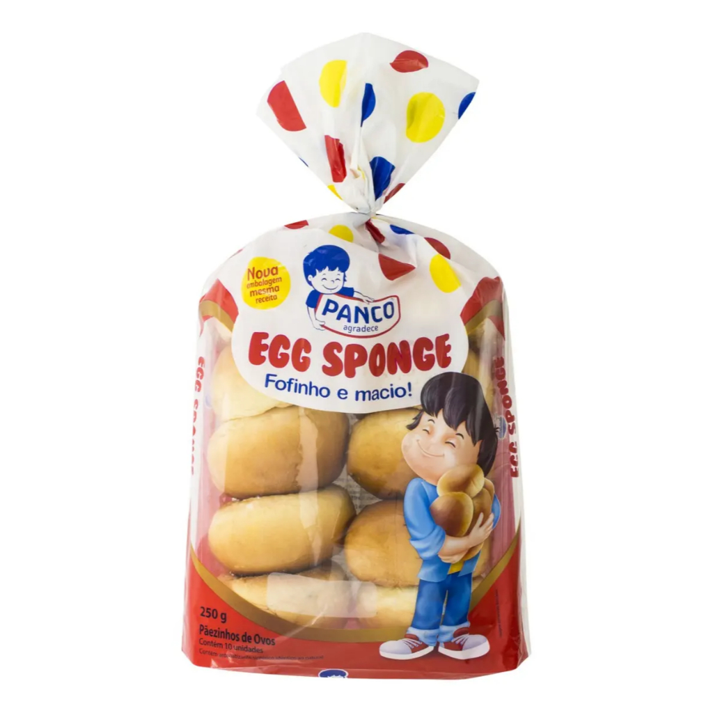 Pâezinhos Panco Eggs Sponge pacote 250g