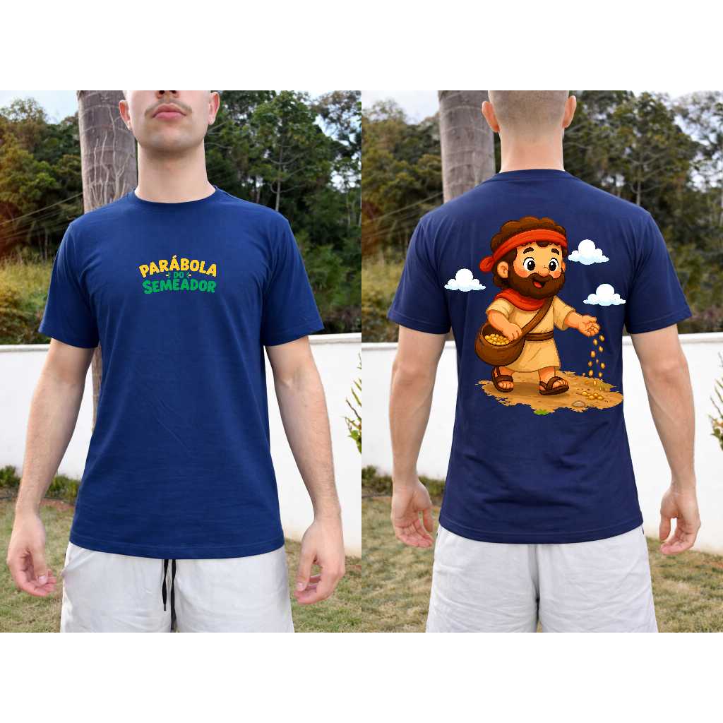 Camisas Lisa Fio 26.1 Penteada Premium Estilosa Qualidade Manga Curta Premium Parabola Do Semeador