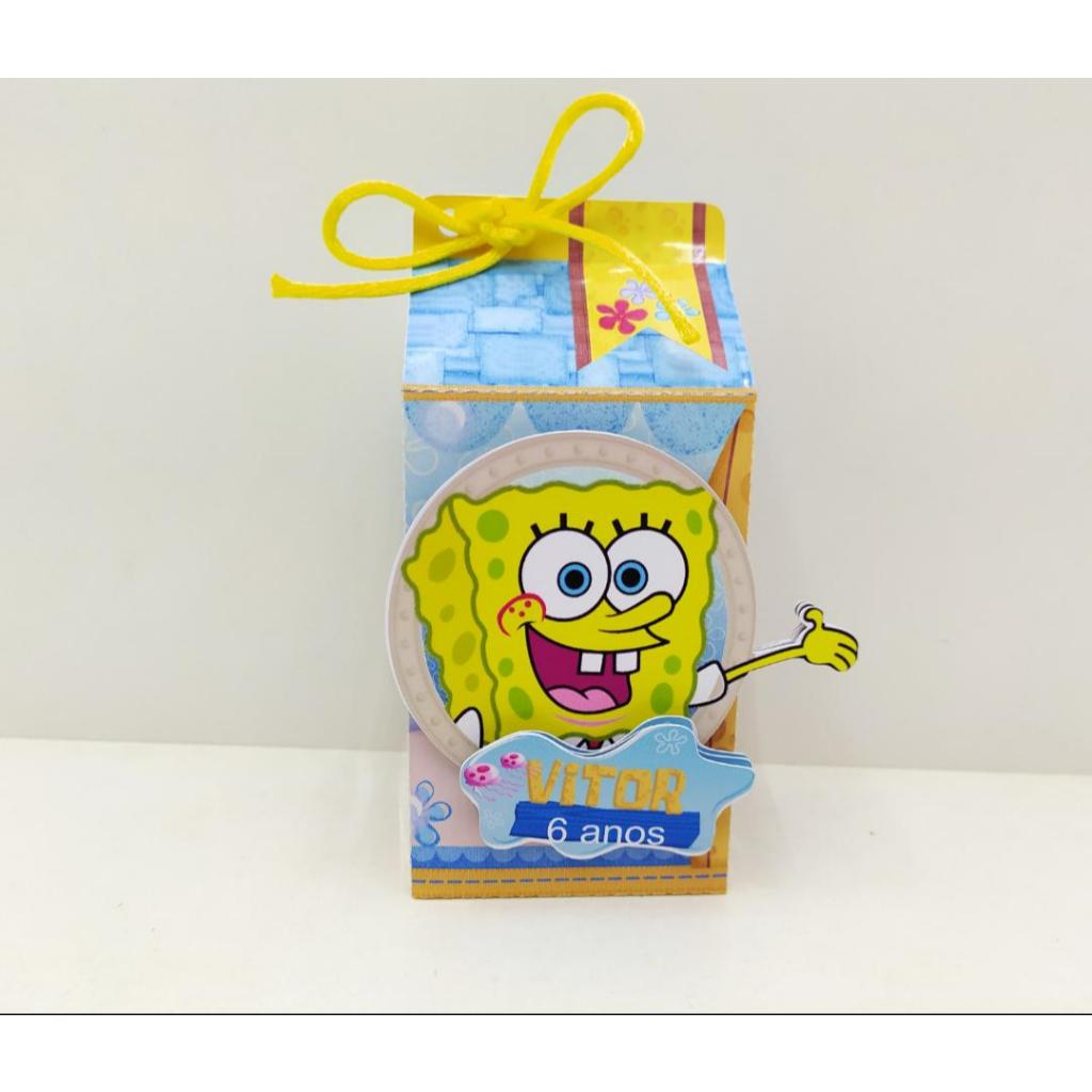 KIT FESTA BOB ESPONJA / FAZEMOS TODOS OS TEMAS / COMPRE E GANHE UM BRINDE ESPECIAL FORMINHA DE DOCINHOS
