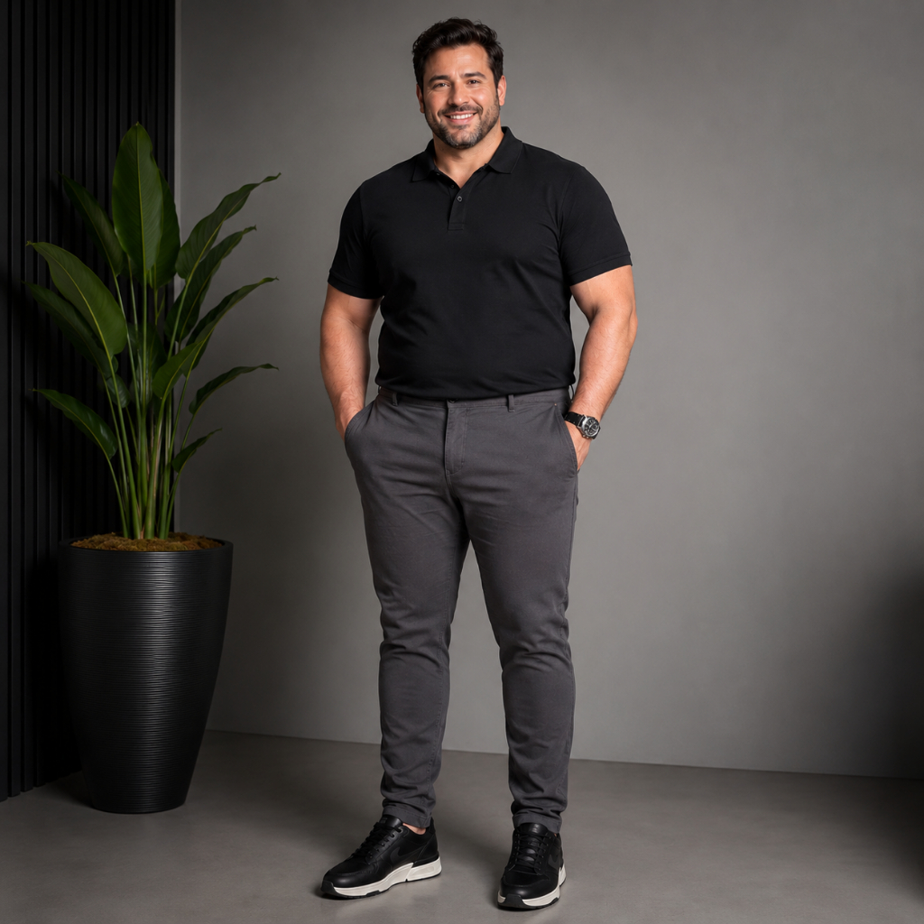 Calça Alfaiataria Masculina Plus Size Esporte Fino Tamanho 50 ao 56 Promoção
