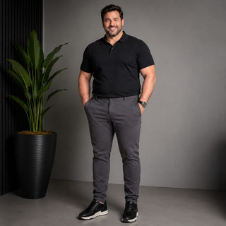 Calça Alfaiataria Masculina Plus Size Esporte Fino Tamanho 50 ao 56 Promoção