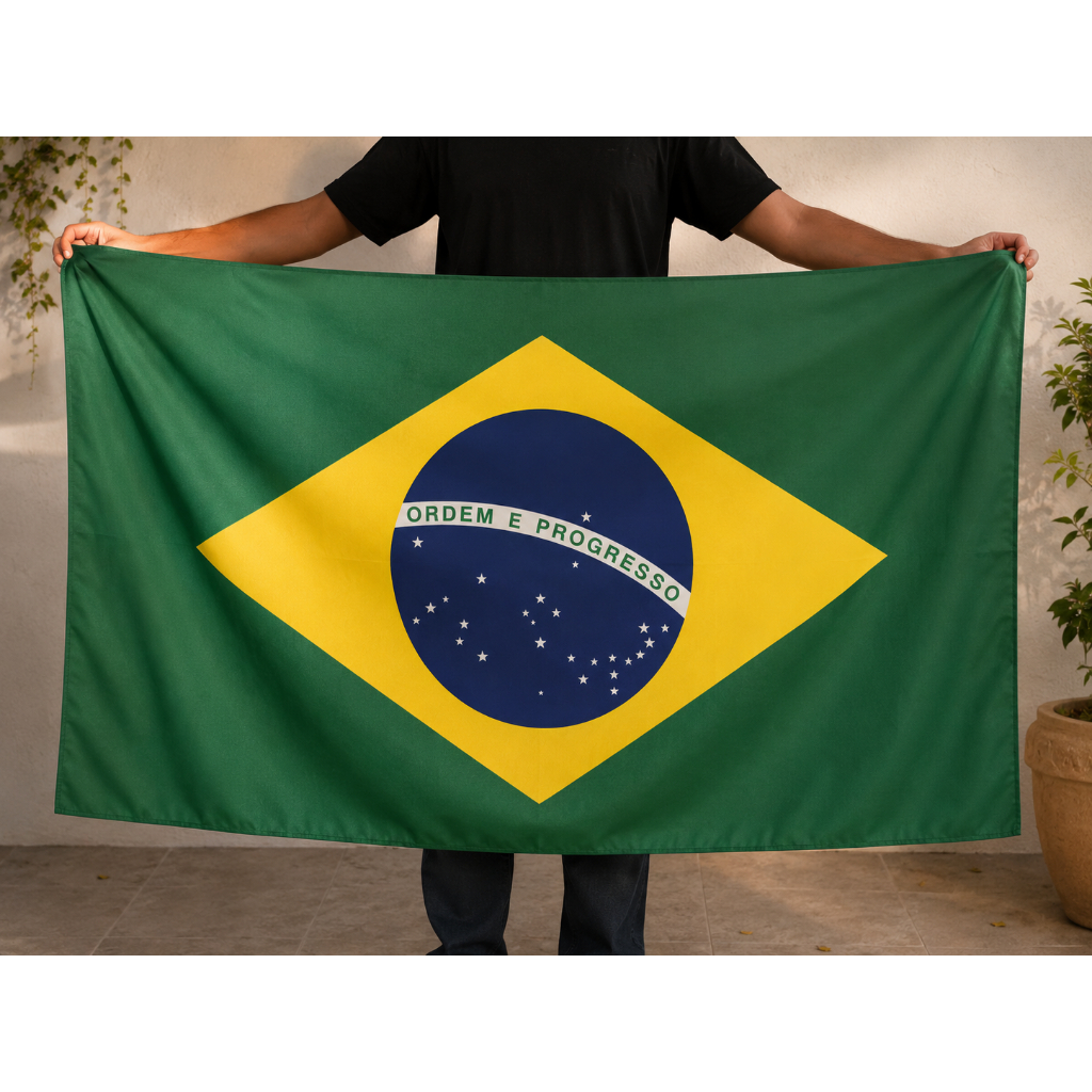 Bandeira do Brasil Premium | Copa do Mundo