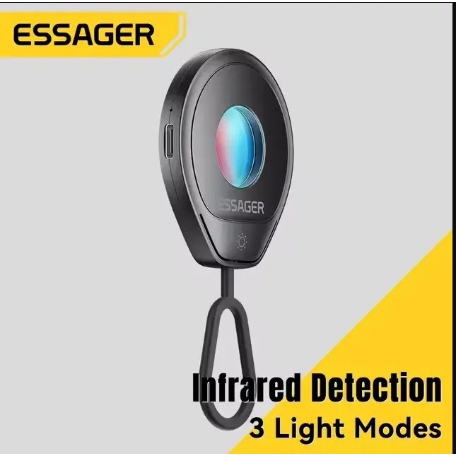 Detector De Câmera Escondida Essager Portátil Anti-espião