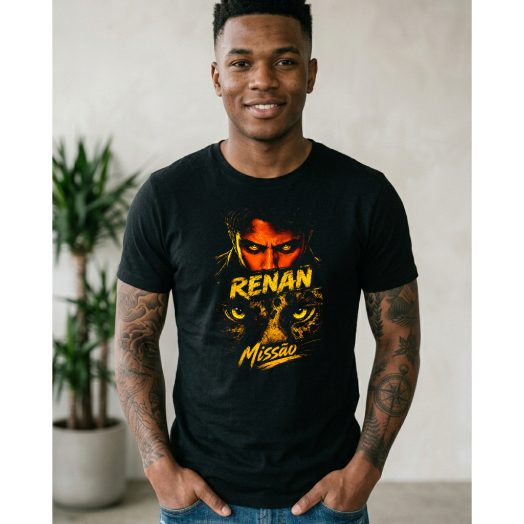 Camiseta Renan Santos Missão Algodão Unissex — imagem 2 de 2