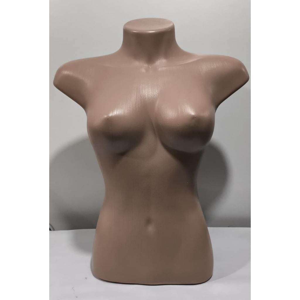 2 Bustos Manequim Plástico Feminino - Para Comércio, Roupas