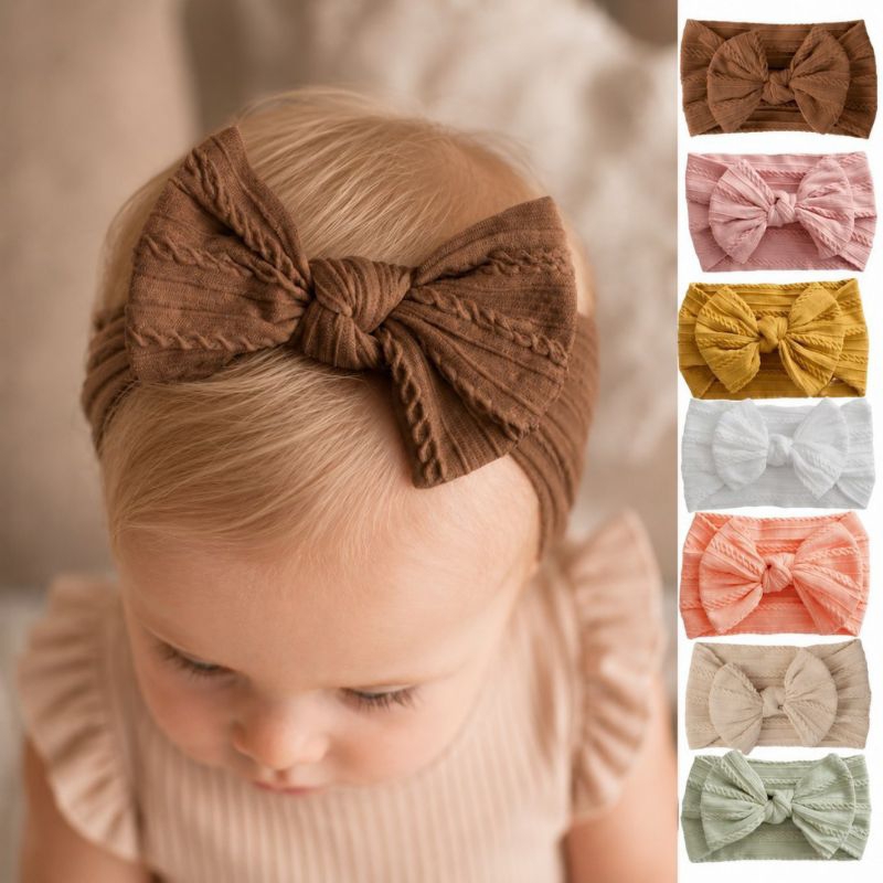 Faixa de Cabelo Infantil Colorida Faixa Turbante De Cabelo Para Bebês Infantil Confortável