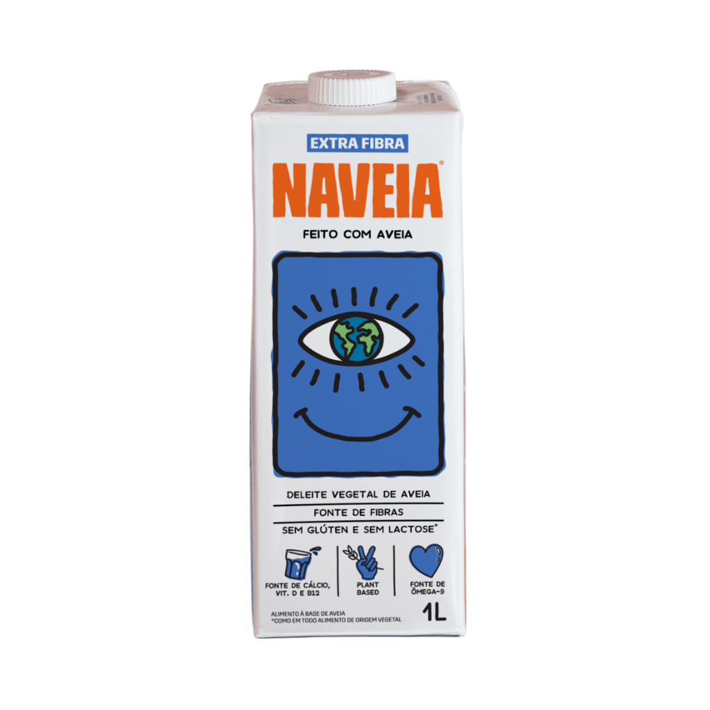Leite Vegetal Aveia Naveia Original Extra Fibra 1L Sem Lactose