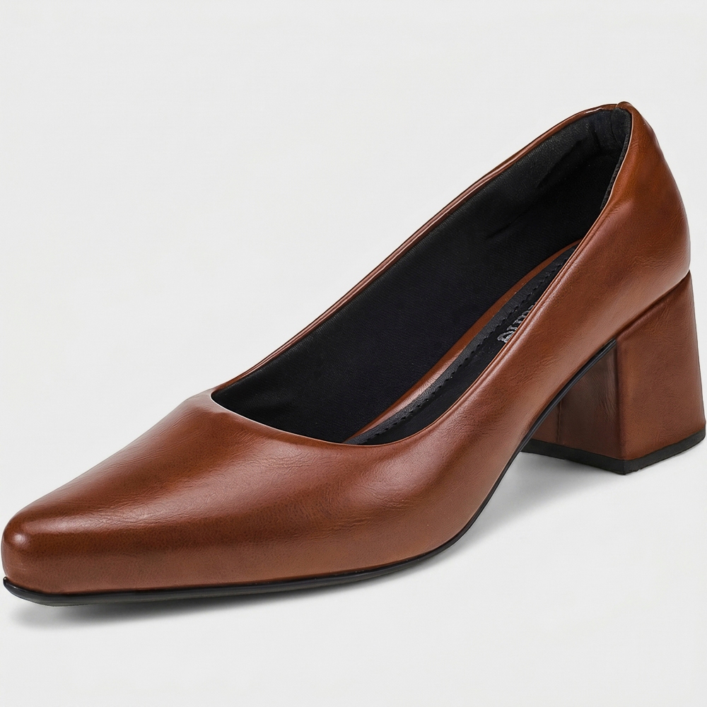 Sapato Feminino Shekinah Scarpin Bico Fino Salto Baixo Confortável Moda
