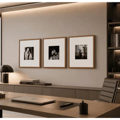 Quadro Decorativo Com Vidro Moldura Personalizado Grande Foto