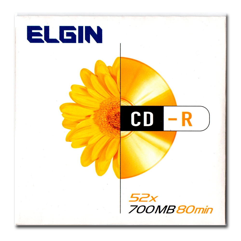 CD-R Elgin 52x 700mb 80min - Envelope Lacrado