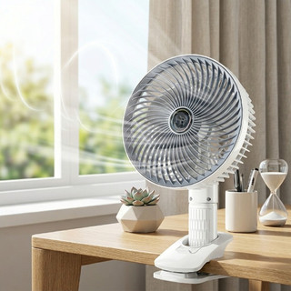 Ventilador Portátil Pequeno USB Recarregável 3 Niveis