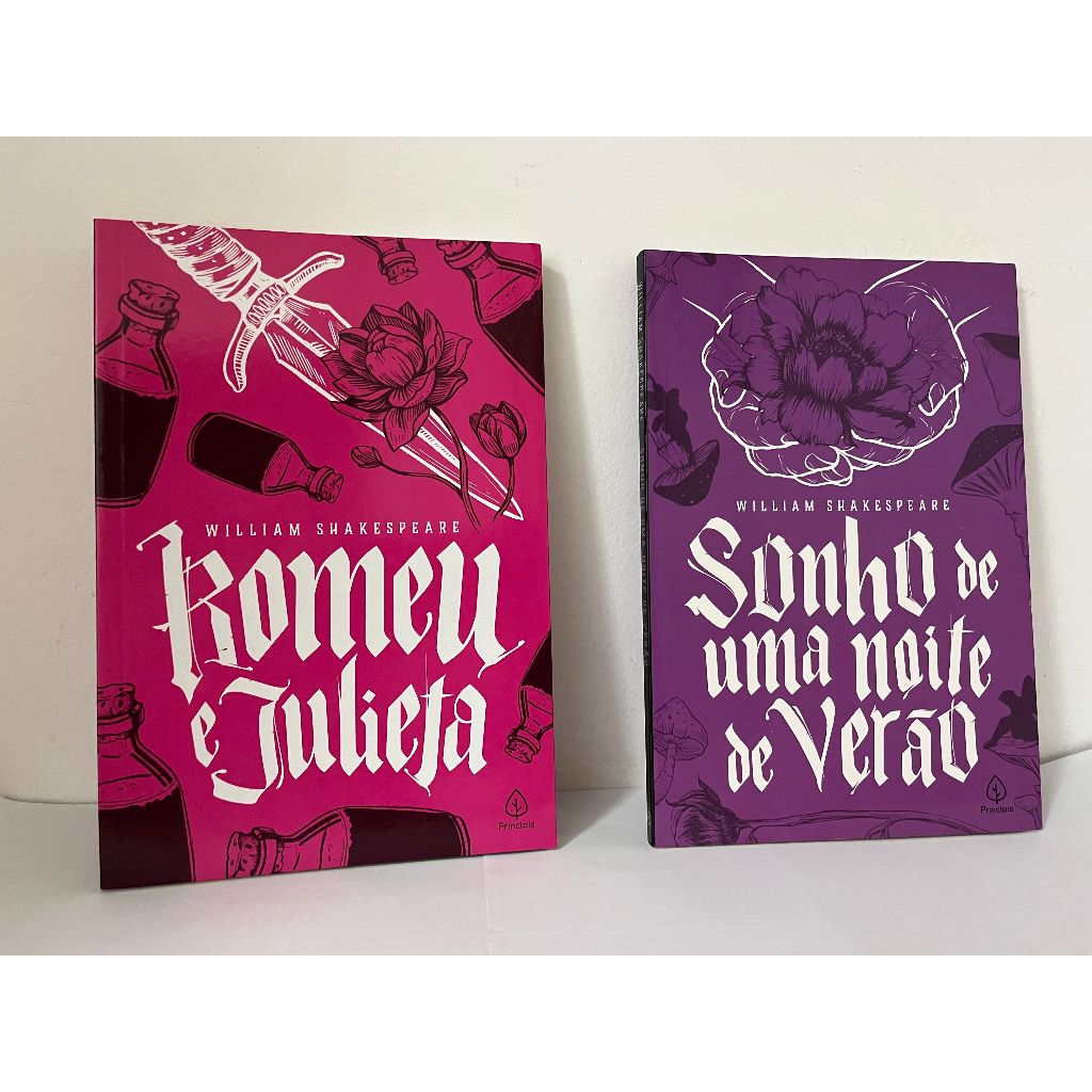 Kit 2 Livros: 1. Romeu e Julieta 2. Sonho de uma Noite de Verão --  Shakespeare; Julio Emilio Braz; Tiago Melo Andrade