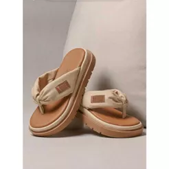 Sandália Feminina Plataforma com Nó – Conforto e Estilo para o Dia a Dia Flat!