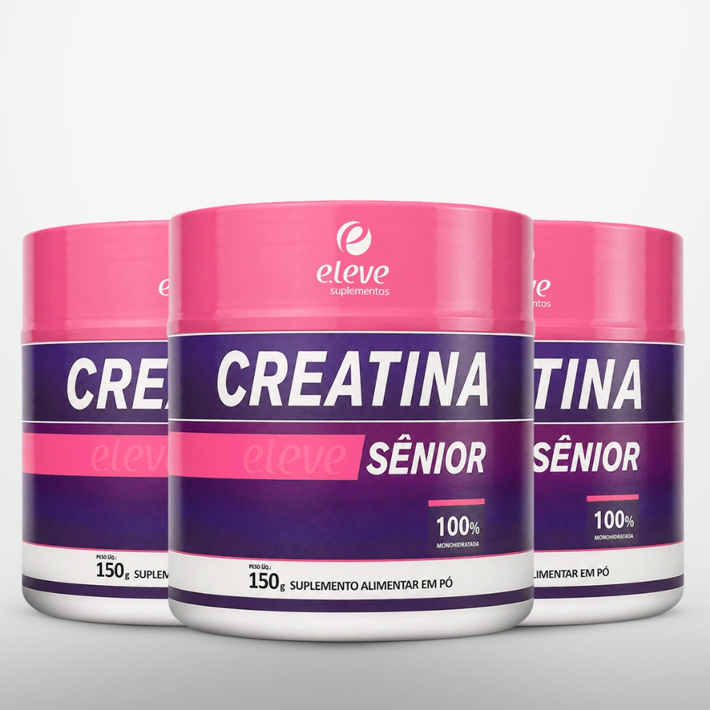 Kit 3 Creatina Sênior