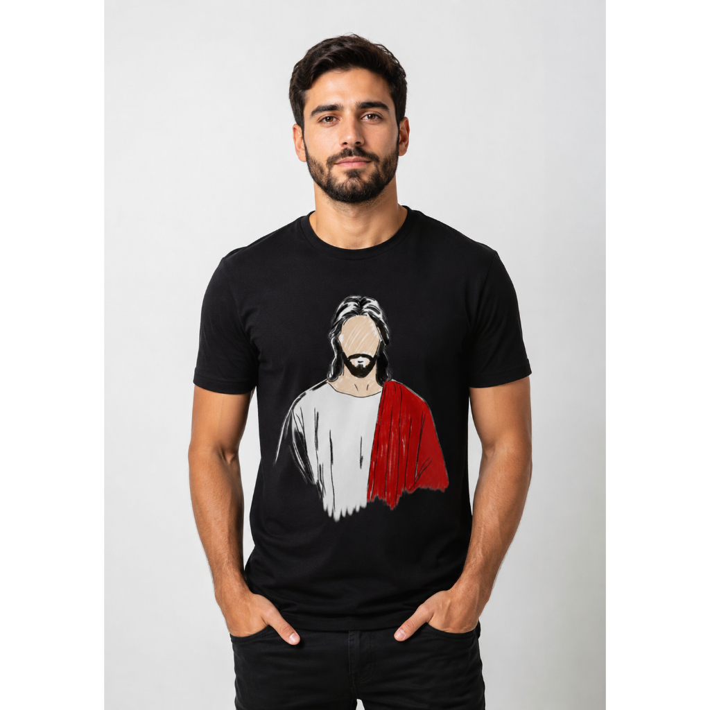 Camiseta Blusa Algodão Jesus Cristo Imagem Cristão Igreja Grupo de Jovens Religião Evangélico Evangelho The Chosen