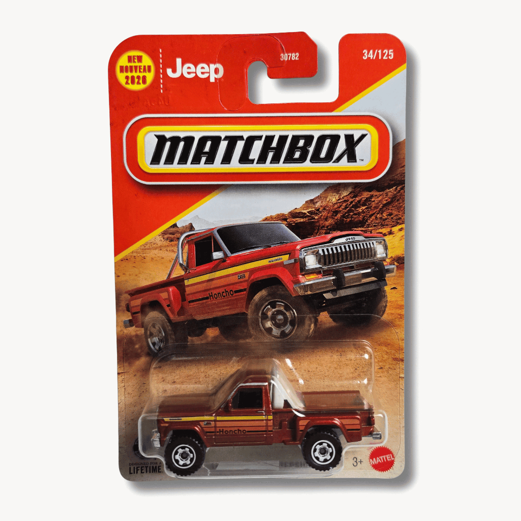 Miniatura Matchbox 1980 Jeep J10 Stepside 1:64