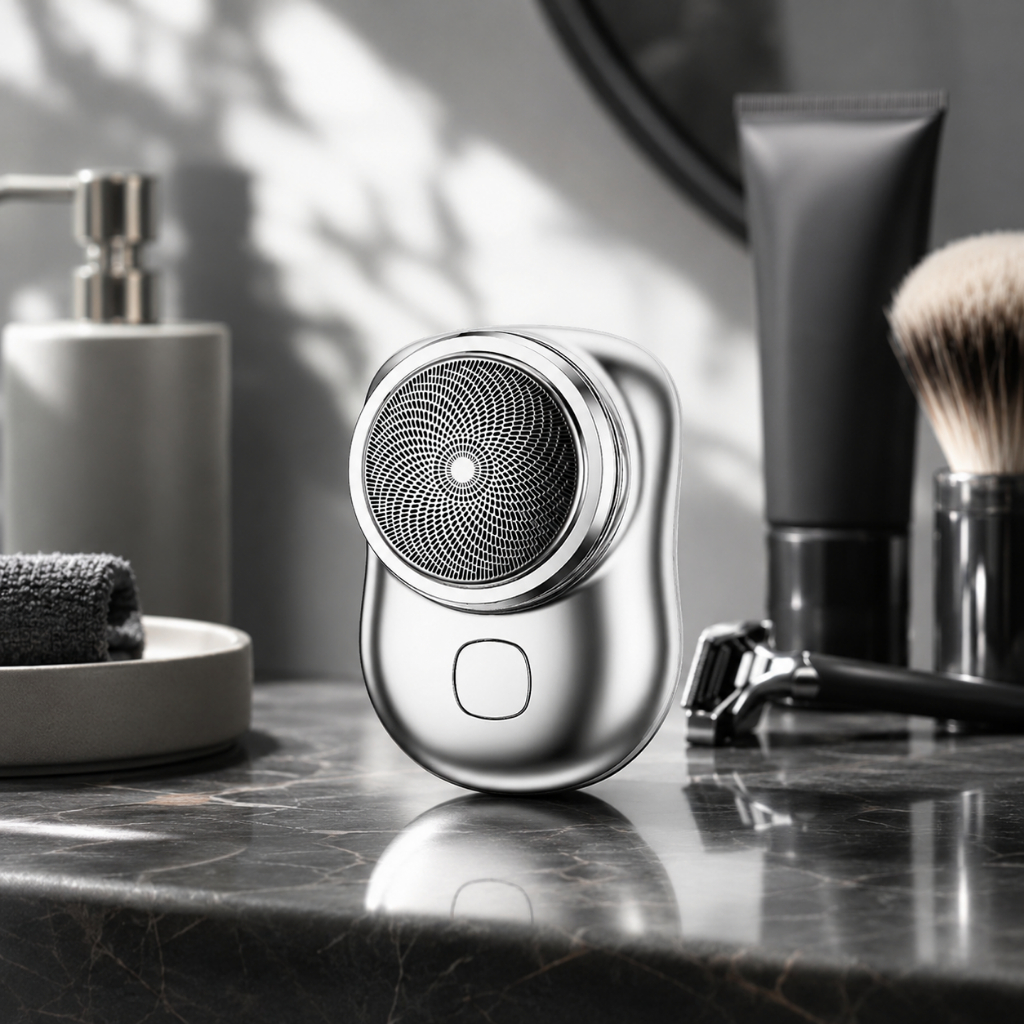Mini Barbeador EléTrico PortáTil À Prova D'áGua TIPO-C Aparador De Barba De Bolso Promoção