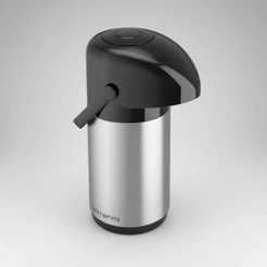 Garrafa Térmica Pressão Verona Inox Unitermi 600ml
