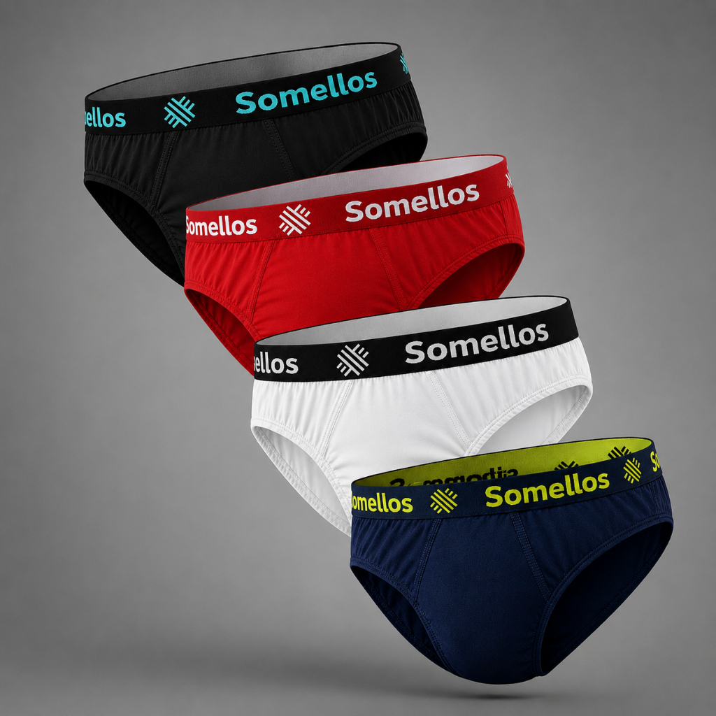 Kit Exclusivo 3, 6 ou 9 Cuecas Slip Com Forro Tradicional Masculinas Microfibra Original
